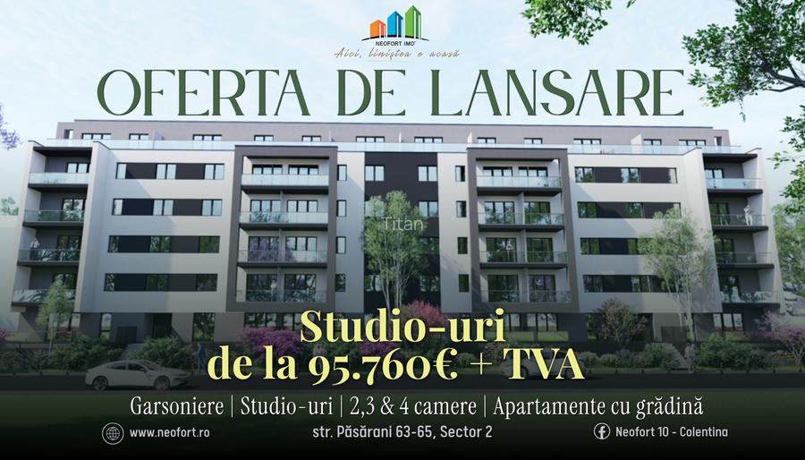 Oferta lansare Neofort 10 - Studio de vanzare, bloc mic, sector 2, Colentina