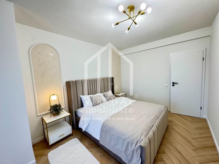 Penthouse cu 5 camere semidecomandat, mobilat în Cristian