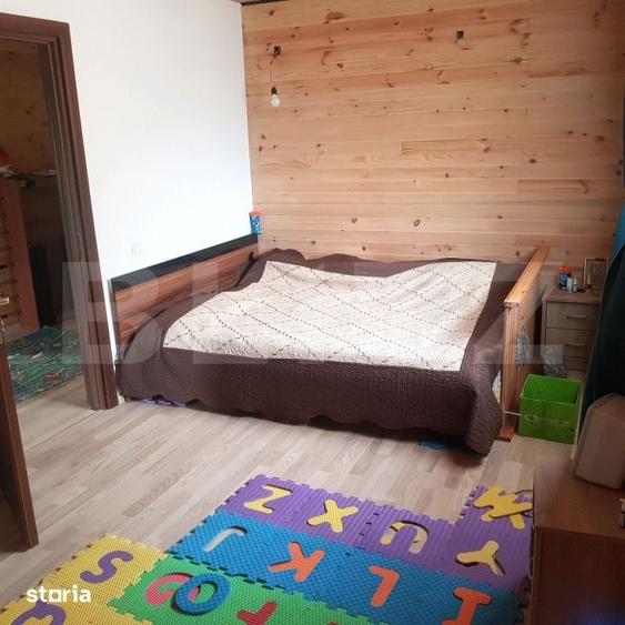 Casa deosebita din lemn masiv de stejar, 125 mp utili, teren 700 mp, B - 4