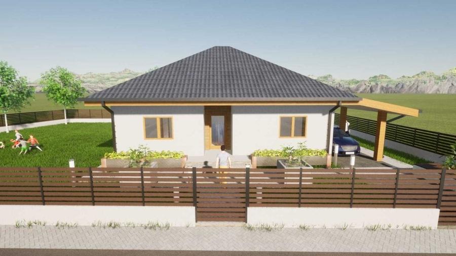 Casă individuală cu 4 camere cu Teren 725 Mp în Exterior Nord