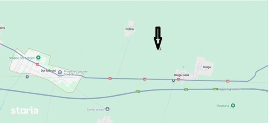 Teren de 5000 mp, în Dor Mărunt