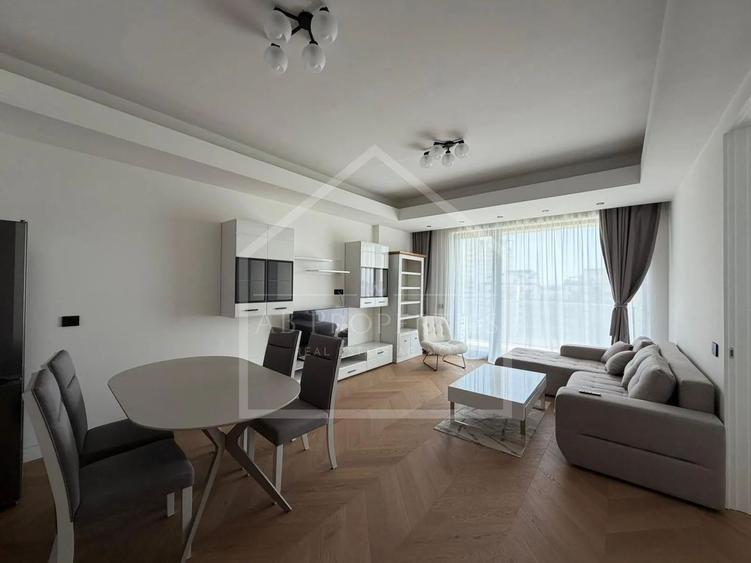 Apartament cu 2 camere semidecomandat, mobilat în Barbu Văcărescu