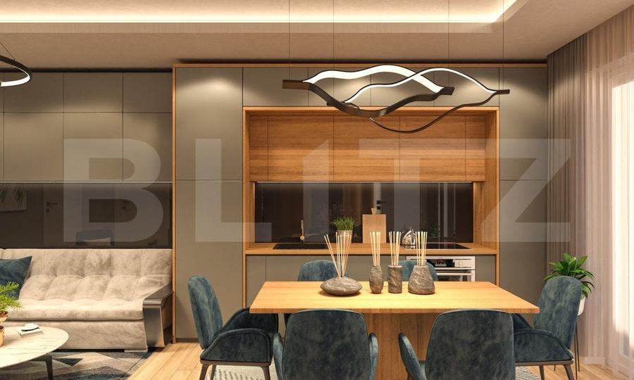Apartament modern, semifinisat, cu 2 camere, 43,4mp, Apahida - 1