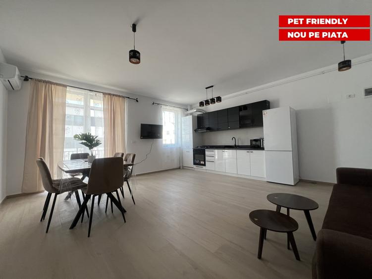 Apartament cu 2 camere decomandat, mobilat în Freidorf