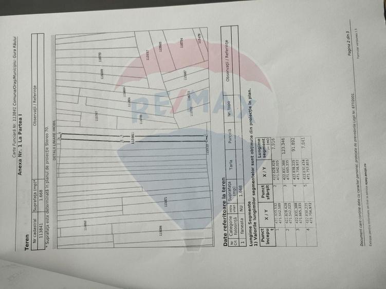 Teren agricol extravilan de 1668 mp, în Gura Râului