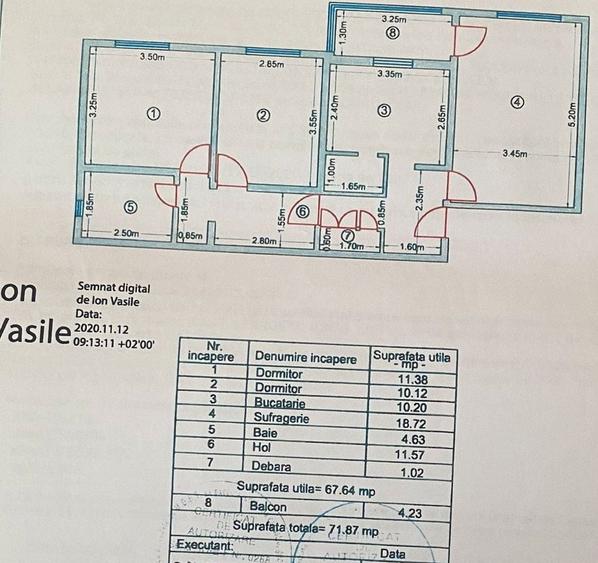 Apartament 3 camere, suprafata generoasa , Tulcea - 9