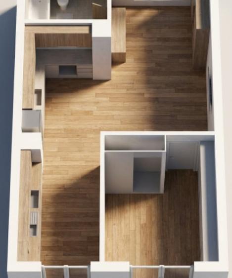 Apartament cu 2 camere decomandat în Florești — fotografia 1