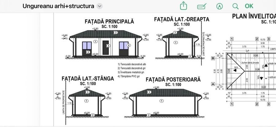 Casă cu 4 camere în Cârcea