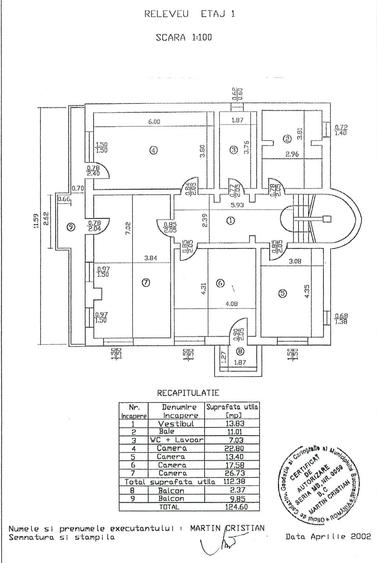 Casă cu 8 camere cu Teren 1223 Mp în Central