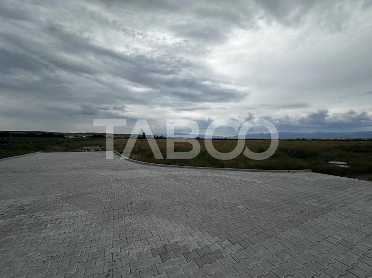 Teren industrial cu PUZ aprobat 1500 mp si front 42 m in Ocna Sibiului - 1