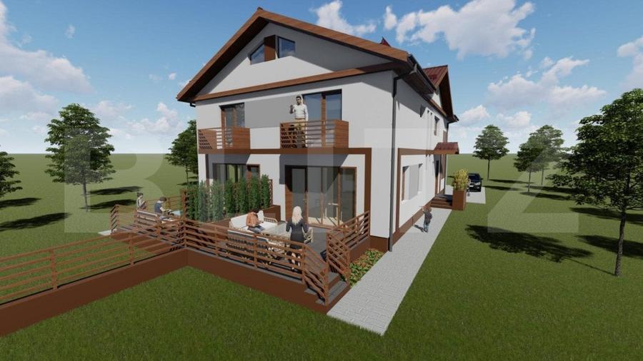 Casă individuală cu 4 camere cu Teren 300 Mp în Giroc