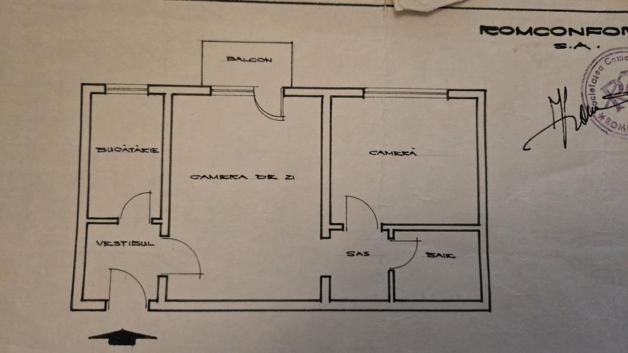 Apartament cu 2 camere în Berceni