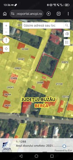Teren de 750 mp, în Pleșești (Berca)