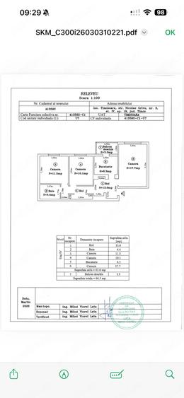 Apartament cu 3 camere decomandat în Lipovei