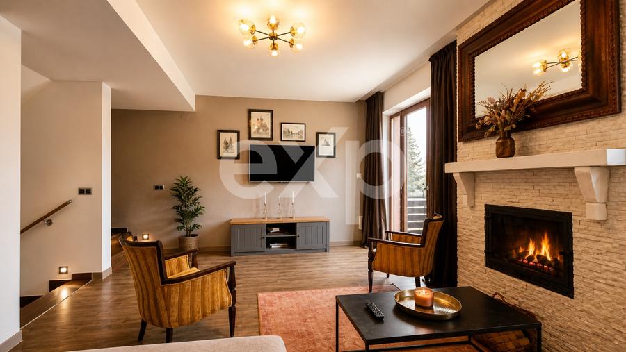 Apartament cu 3 camere decomandat, mobilat în Poiana Brașov