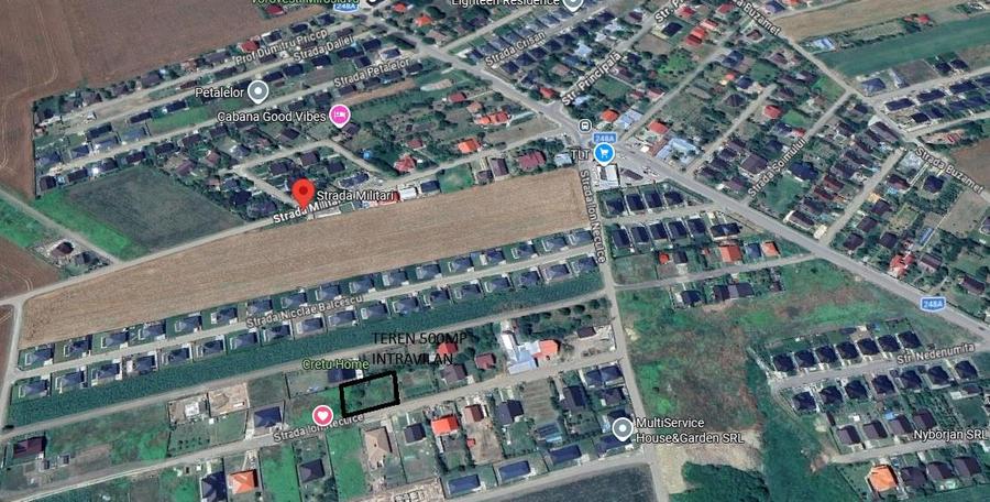 Teren Construcții intravilan de 500 mp, în Vorovești