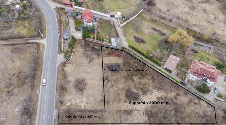 Teren agricol extravilan de 2457 mp, în Bucium