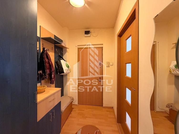 Apartament cu 2 camere semidecomandat, mobilat în Torontalului