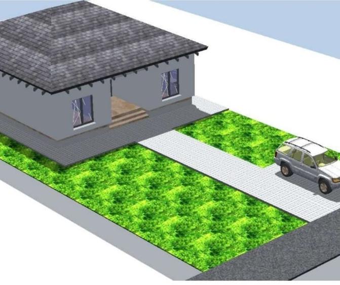 Casă individuală cu 4 camere cu Canalizare în Cumpăna