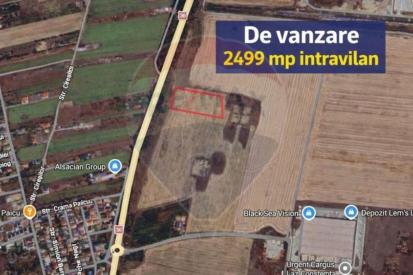 Teren agricol intravilan de 2499 mp, în Lazu