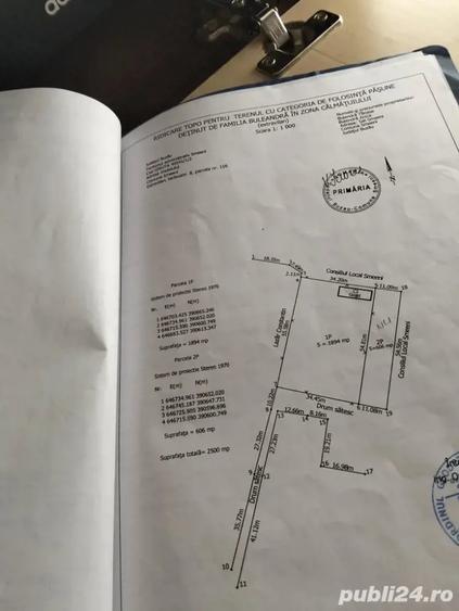 Teren de 947 mp, în Smeeni
