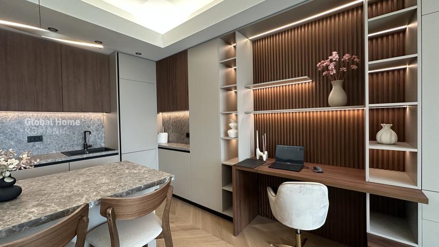 Apartament cu 2 camere semidecomandat, mobilat în Aviației