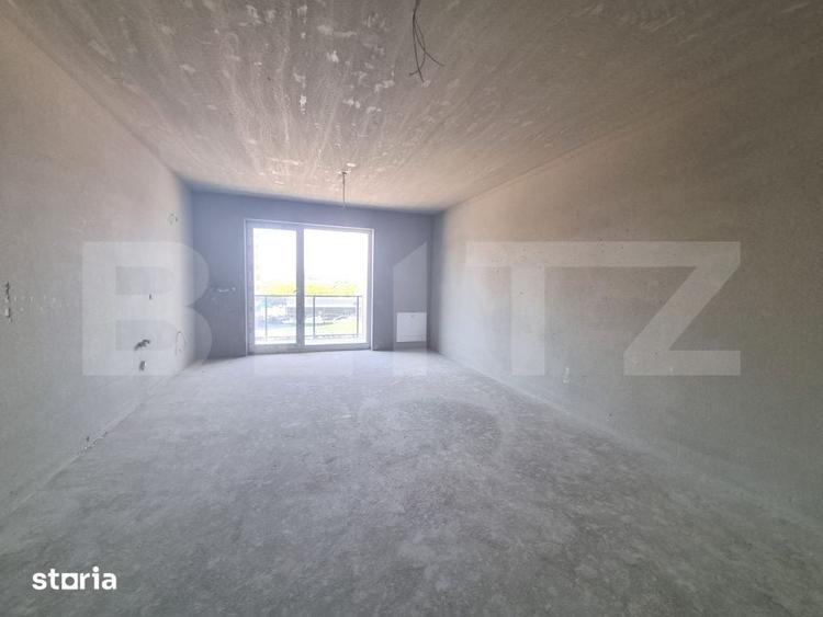 Apartament 2 camere, semifinisat, 46 mp, zona BMW - 1