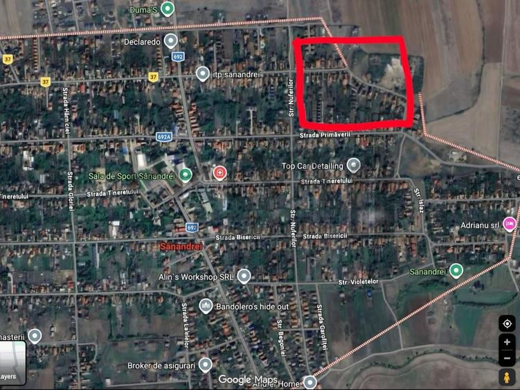 Teren Construcții intravilan de 551 mp, în Sânandrei