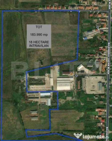 Teren de 183990 mp, în Lucian Blaga