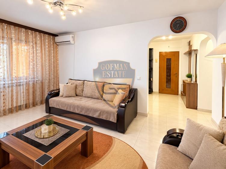 Apartament cu 3 camere decomandat, mobilat în CET