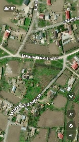 Teren de 1636 mp, în Amzacea