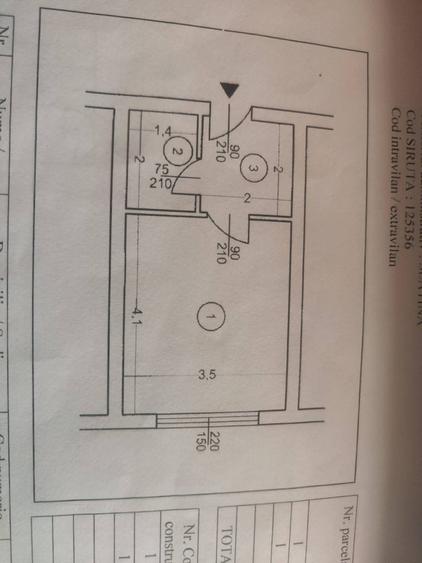 Garsonieră decomandată în Zahana
