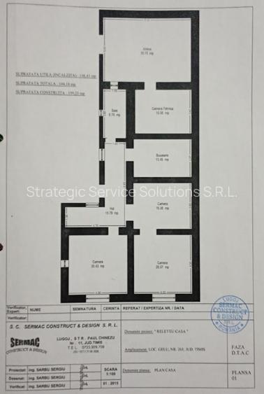 Casa, sat Gelu, 3 cam, 108mp util, teren 1906–3004 mp, com=0%