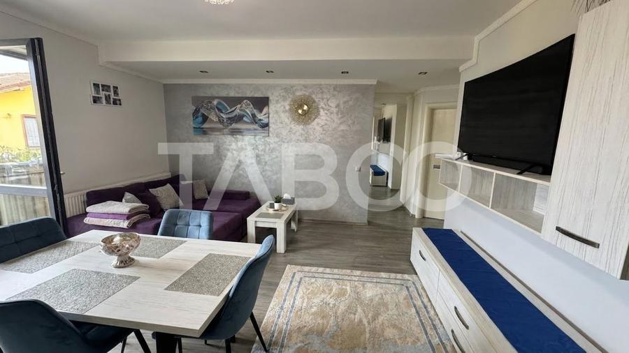 Apartament cu 3 camere semidecomandat, mobilat în Șelimbăr