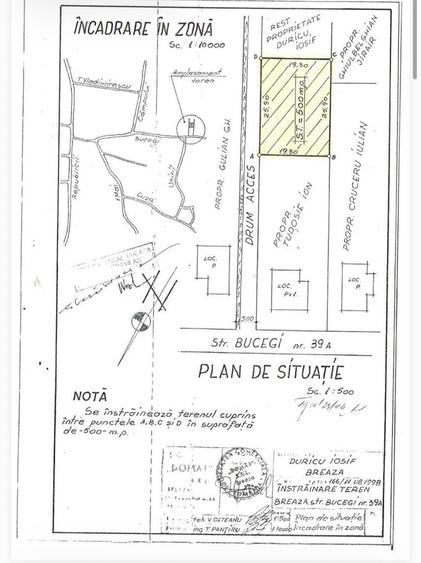 Teren intravilan Breaza, ideal casa de vacanta P+2E, gaz, apa, canal - 4