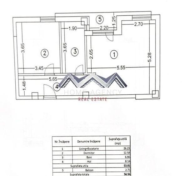 Apartament 2 camere Otopeni central