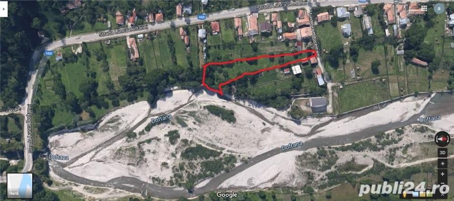 Teren de 2700 mp, în Valea Doftanei