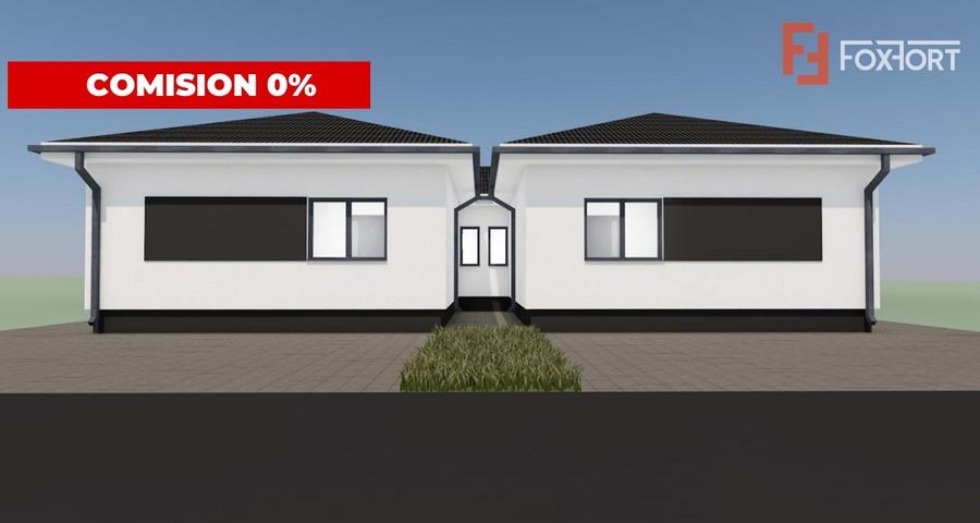 Duplex cu 4 camere cu Canalizare în Moșnița Nouă