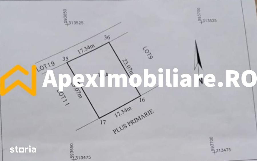 Teren 400mp de vanzare Com Berceni | ApexImobiliare.ro - 1