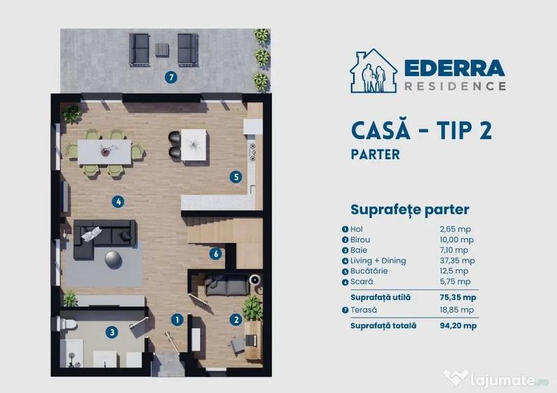 Apartament cu 5 camere în Dobroești