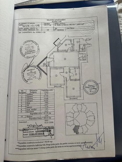 Apartament cu 3 camere decomandat în Valea Moșneagului