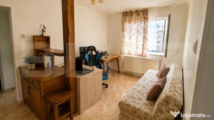 Apartament cu 2 camere semidecomandat în Micro 14