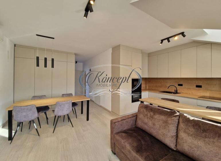 Apartament cu 2 camere semidecomandat, mobilat în Gilău
