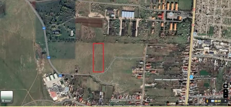 Teren de 5000 mp, în Central