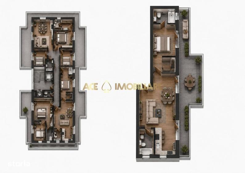 Apartament cu 2 camere în Titan
