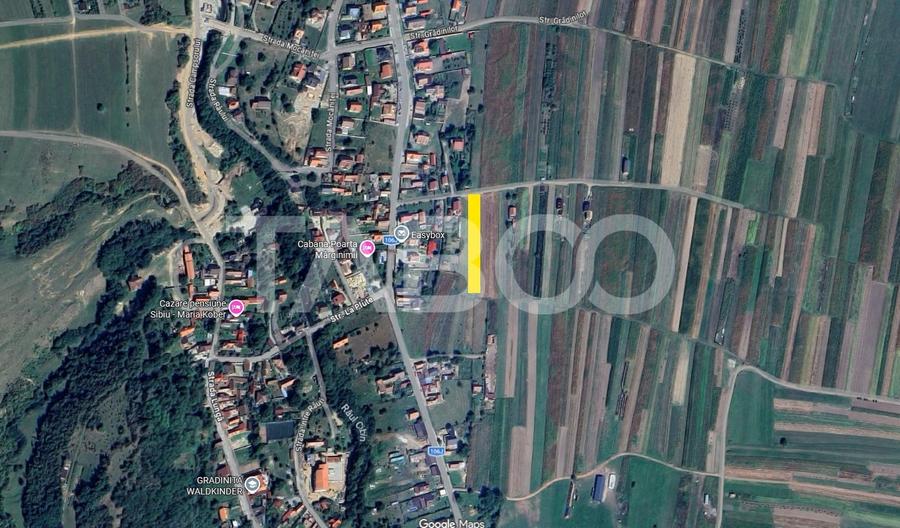 Teren agricol extravilan de 2021 mp, în Gura Râului