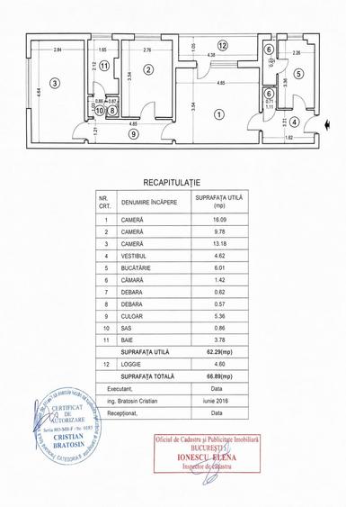 Apartament cu 3 camere semidecomandat în Dristor