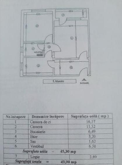 Apartament cu 2 camere circular în Drumul Taberei