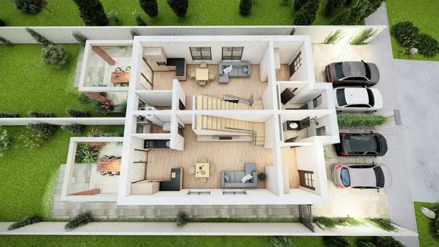 Casă cu 4 camere cu Teren 250 Mp în Săcălaz