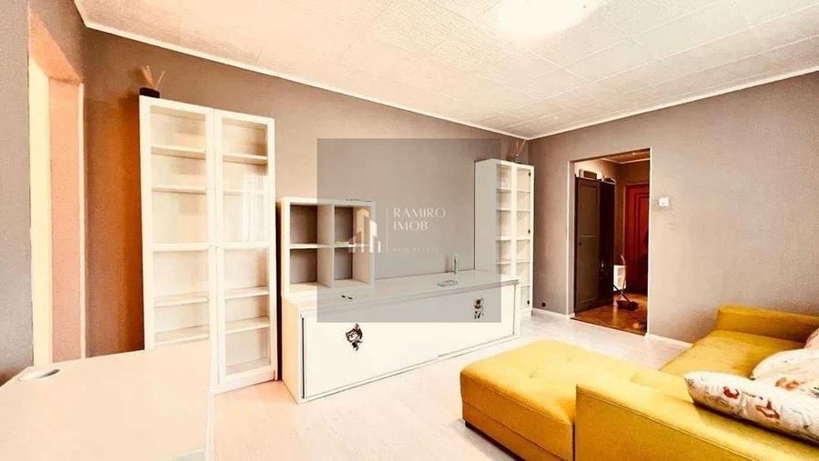 Apartament cu 3 camere semidecomandat, mobilat în Brâncoveanu